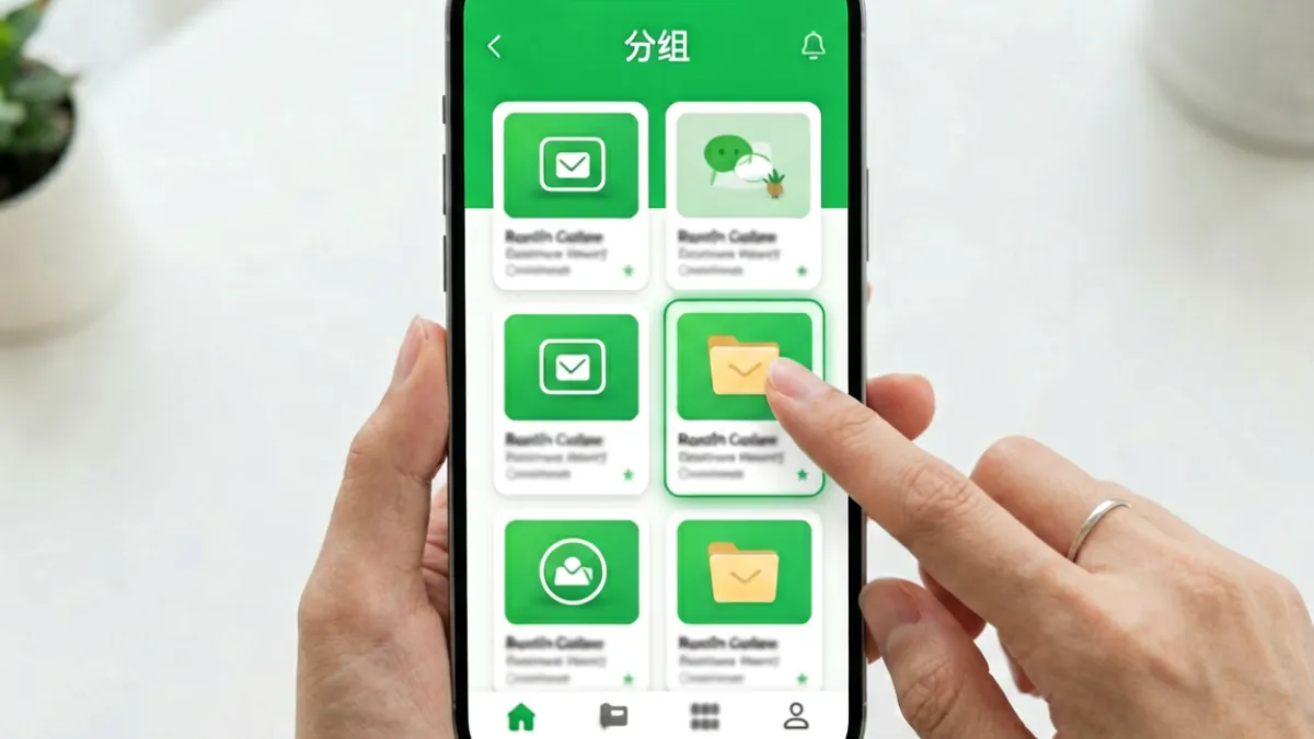 绿巨人app内容订阅分组功能界面演示，用户正在拖拽频道卡片进行分组排列